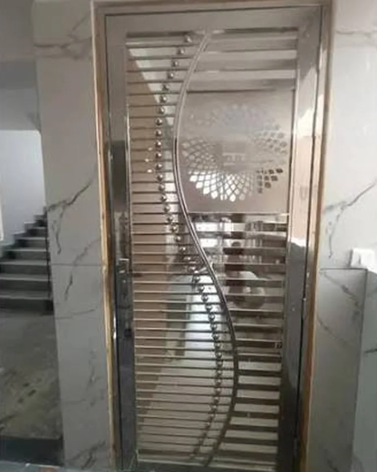 Curved Perforated Door — Safety Doors fabricated in Lucknow