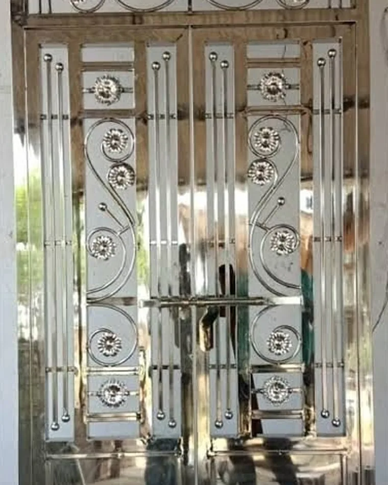 Ornamental Double Door — Safety Doors fabricated in Lucknow