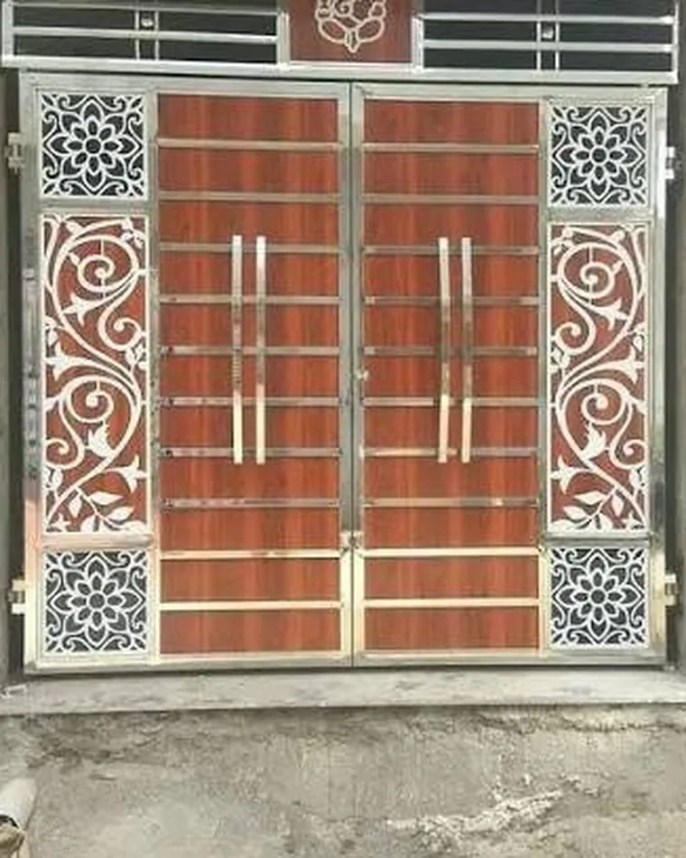 Jali Bordered Safety Door — Safety Doors fabricated in Lucknow