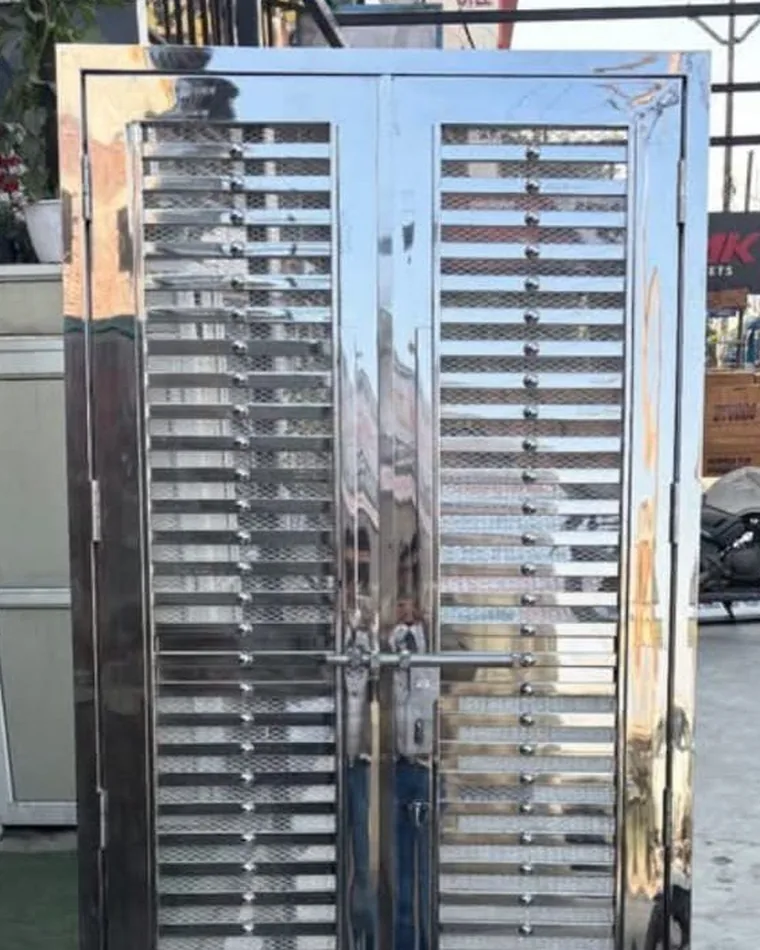 Louvered Panel Door — Safety Doors fabricated in Lucknow