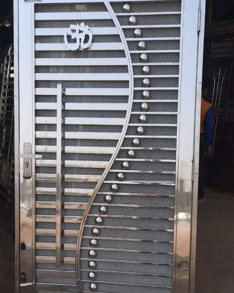 Om Crest Curve Door — Safety Doors fabricated in Lucknow