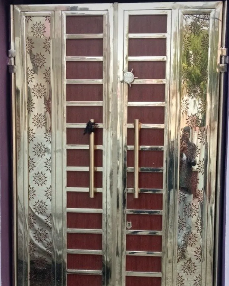 Twin Leaf Panel Door — Safety Doors fabricated in Lucknow