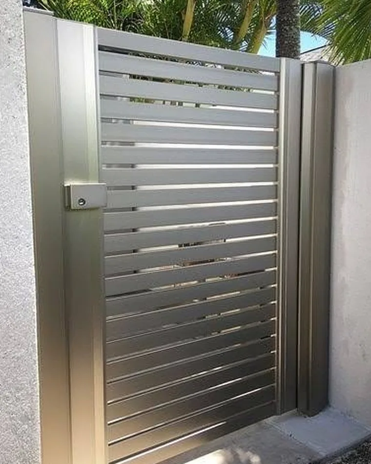 Horizontal Slat Gate — Main Gates fabricated in Lucknow