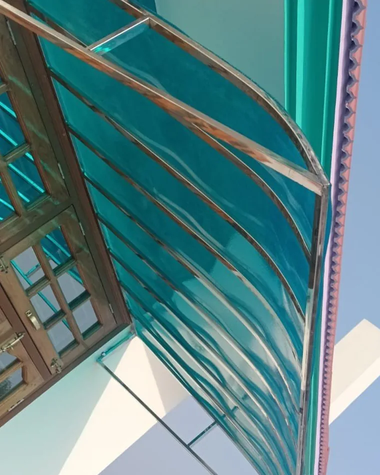 Curved Leaf Panels — Main Gates fabricated in Lucknow