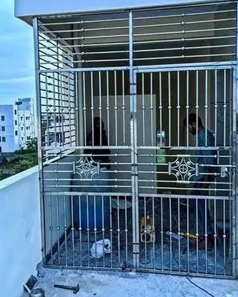 Balcony Grill Enclosure — Window Grills fabricated in Lucknow