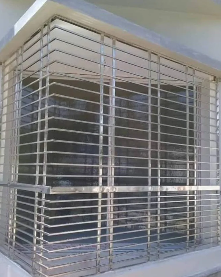 Wrap Around Window Grill — Window Grills fabricated in Lucknow