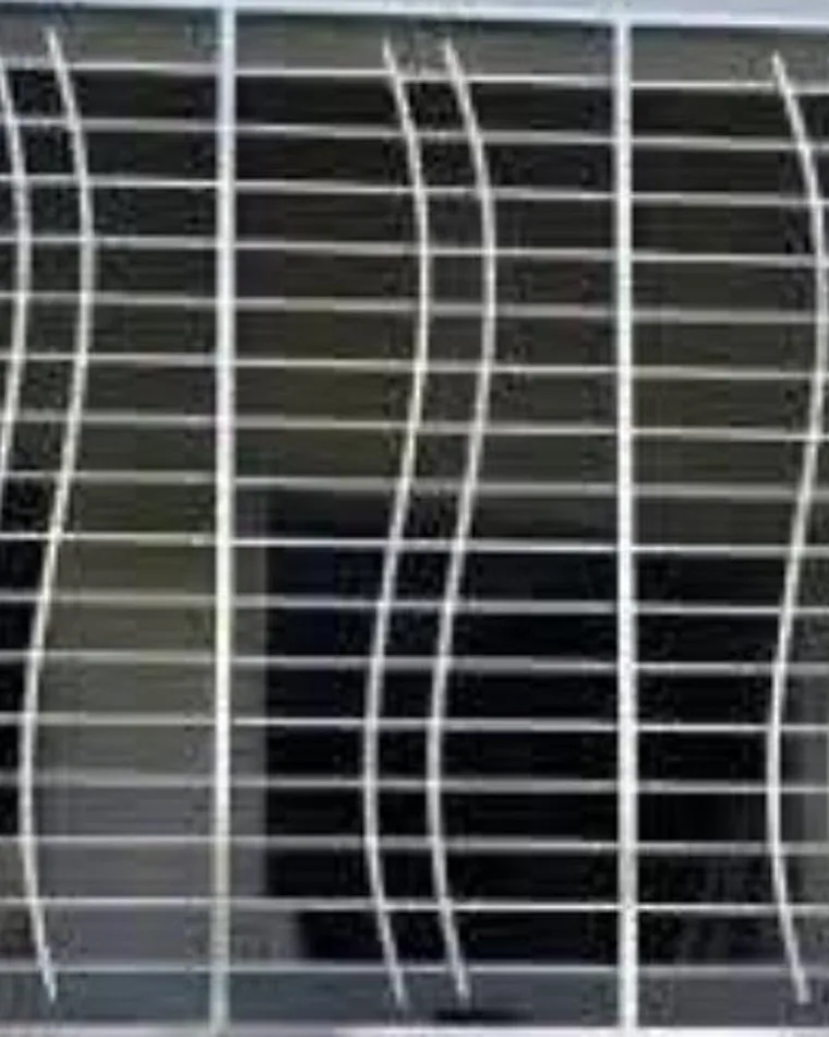 Twin Curve Window Grill — Window Grills fabricated in Lucknow