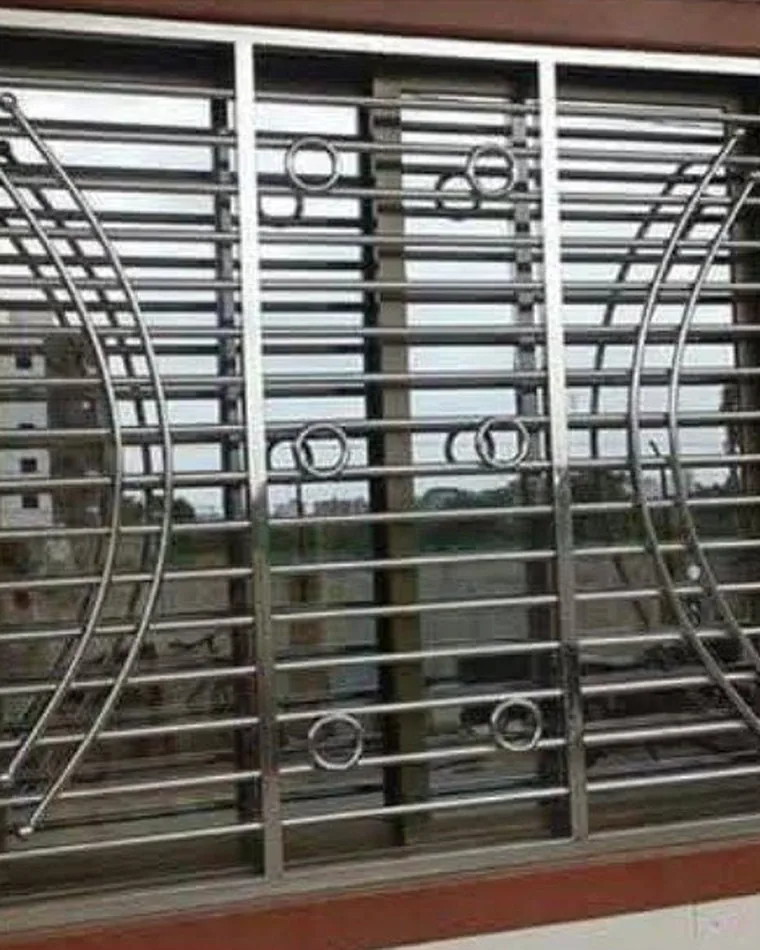 Ring Detail Window Grill — Window Grills fabricated in Lucknow
