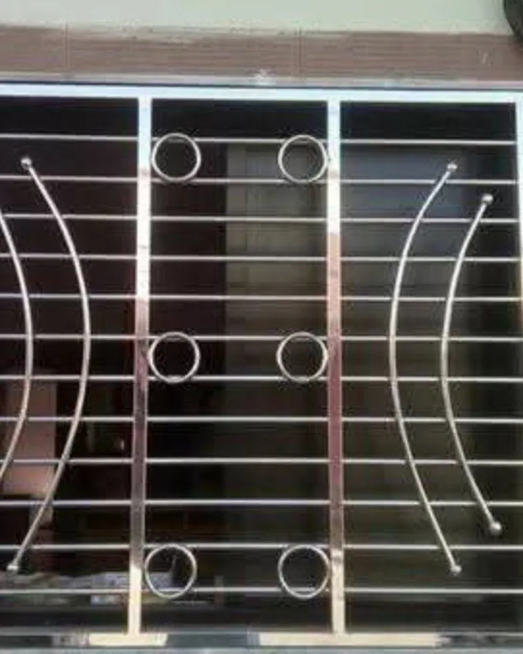 Ring & Curve Window Grill — Window Grills fabricated in Lucknow