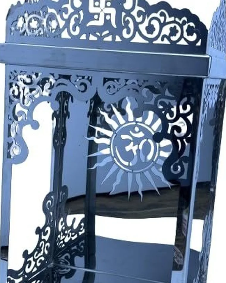 Cut Jali Mandir Frame — Mandir Units fabricated in Lucknow
