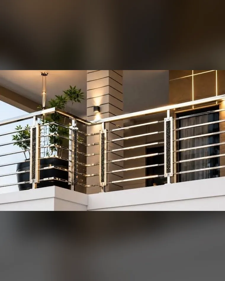 Cable Rail Interior Landing — Railings & Balustrades fabricated in Lucknow