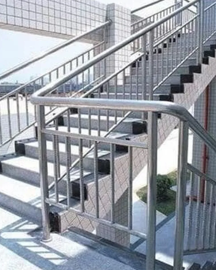 External Stair Railing — Railings & Balustrades fabricated in Lucknow