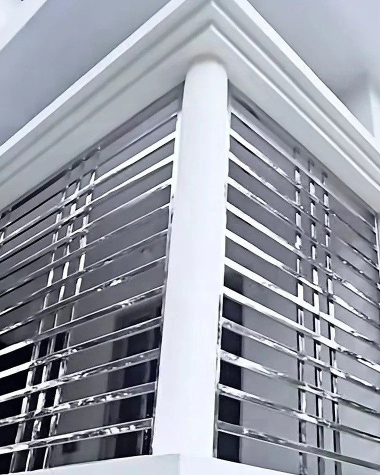Slim Profile Balcony Railing — Railings & Balustrades fabricated in Lucknow