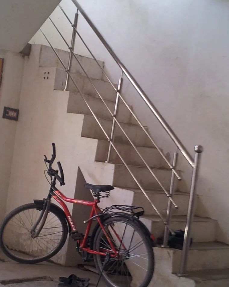 Domestic Stair Railing — Railings & Balustrades fabricated in Lucknow